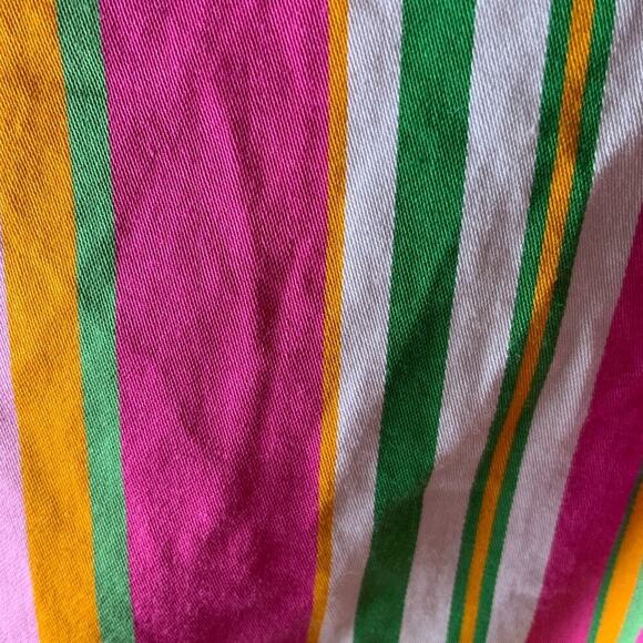 Jones New York Signature Button Up Shirt Womens Large Petite Striped Colorblock - Picture 7 of 9